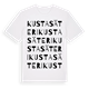 Kusta säteri ordlek t-shirt