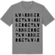 Mid Heather Gray t-shirt med Kvarnberget ordlek t-shirt