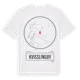White t-shirt med Kvisslingby t-shirt