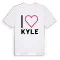 Jag älskar Kyle t-shirt stort tryck