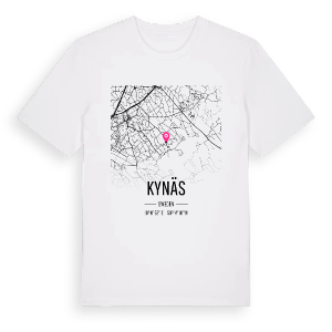 Kynäs karta t-shirt – ekologisk bomull t-shirt från Pinshirt