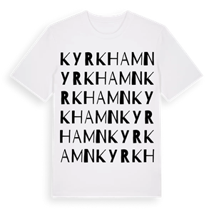 Kyrkhamn ordlek t-shirt – ekologisk bomull t-shirt från Pinshirt