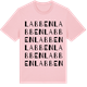 Pink Cotton t-shirt med Labben ordlek t-shirt