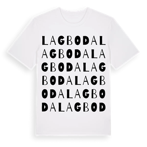Lagboda ordlek t-shirt – ekologisk bomull t-shirt från Pinshirt
