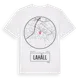 White t-shirt med Lahäll t-shirt