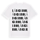 Långbro ordlek t-shirt