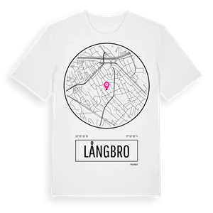 Långbro t-shirt – ekologisk bomull t-shirt från Pinshirt
