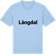 Blue Soul t-shirt med Långdal fetstil t-shirt