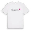 Långgarn hjärta t-shirt