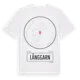 White t-shirt med Långgarn t-shirt
