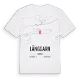 Långgarn karta t-shirt