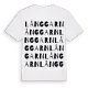 Långgarn ordlek t-shirt