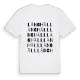 Långhäll ordlek t-shirt