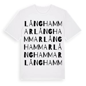 Långhammar ordlek t-shirt – ekologisk bomull t-shirt från Pinshirt