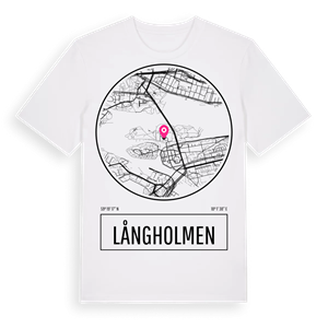 Långholmen t-shirt – ekologisk bomull t-shirt från Pinshirt