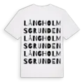 Långholmsgrunden ordlek t-shirt