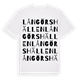 Långörshällen ordlek t-shirt