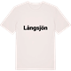 Vintage White t-shirt med Långsjön fetstil t-shirt