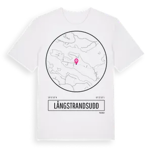 Långstrandsudd t-shirt – ekologisk bomull t-shirt från Pinshirt