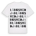 Långsvedjan ordlek t-shirt