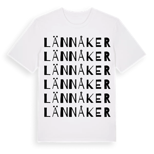 Lännåker ordlek t-shirt – ekologisk bomull t-shirt från Pinshirt