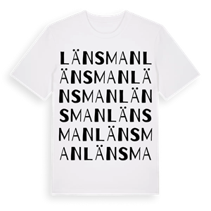 Länsman ordlek t-shirt – ekologisk bomull t-shirt från Pinshirt