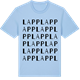 Blue Soul t-shirt med Lapp ordlek t-shirt