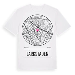 Lärkstaden t-shirt – ekologisk bomull t-shirt från Pinshirt