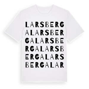 Larsberga ordlek t-shirt – ekologisk bomull t-shirt från Pinshirt