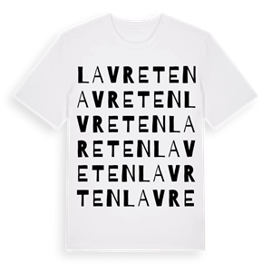 Lavreten ordlek t-shirt – ekologisk bomull t-shirt från Pinshirt
