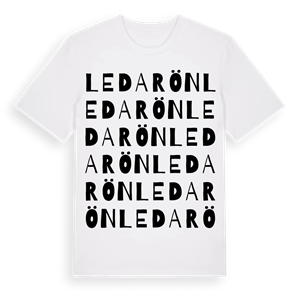 Ledarön ordlek t-shirt – ekologisk bomull t-shirt från Pinshirt
