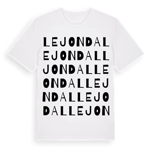Lejondal ordlek t-shirt – ekologisk bomull t-shirt från Pinshirt
