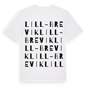 Lill-Brevik ordlek t-shirt – ekologisk bomull t-shirt från Pinshirt