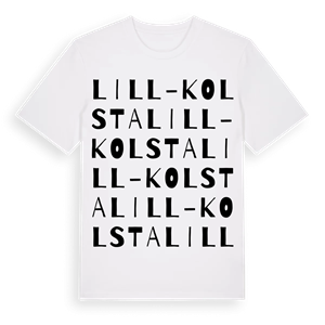 Lill-Kolsta ordlek t-shirt – ekologisk bomull t-shirt från Pinshirt