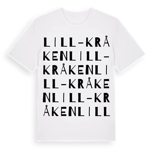 Lill-Kråken ordlek t-shirt – ekologisk bomull t-shirt från Pinshirt