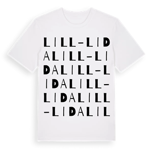 Lill-Lida ordlek t-shirt – ekologisk bomull t-shirt från Pinshirt