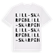 Lill-Skarpen ordlek t-shirt