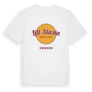 Lill-Slåsta cirkel t-shirt – ekologisk bomull t-shirt från Pinshirt