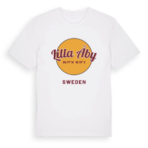 Lilla Åby cirkel t-shirt – ekologisk bomull t-shirt från Pinshirt