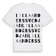 Lilla Anderssvedjan ordlek t-shirt