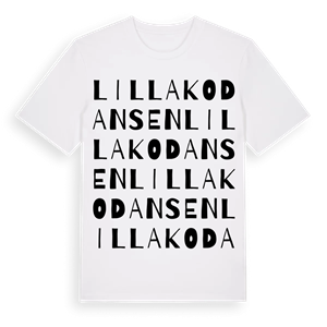 Lilla Kodansen ordlek t-shirt – ekologisk bomull t-shirt från Pinshirt