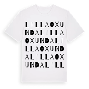 Lilla Oxunda ordlek t-shirt – ekologisk bomull t-shirt från Pinshirt