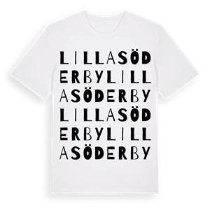 Lilla Söderby ordlek t-shirt – ekologisk bomull t-shirt från Pinshirt