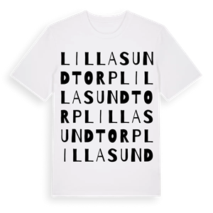 Lilla Sundtorp ordlek t-shirt – ekologisk bomull t-shirt från Pinshirt