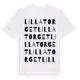 White t-shirt med Lilla Torget ordlek t-shirt