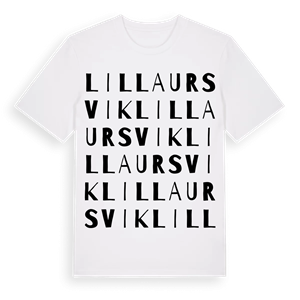 Lilla Ursvik ordlek t-shirt – ekologisk bomull t-shirt från Pinshirt