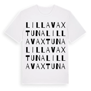 Lilla Vaxtuna ordlek t-shirt – ekologisk bomull t-shirt från Pinshirt