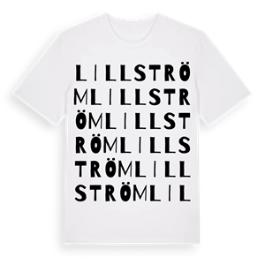 Lillström ordlek t-shirt – ekologisk bomull t-shirt från Pinshirt