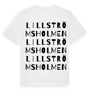 Lillströmsholmen ordlek t-shirt – ekologisk bomull t-shirt från Pinshirt