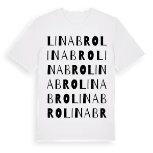 Linabro ordlek t-shirt – ekologisk bomull t-shirt från Pinshirt